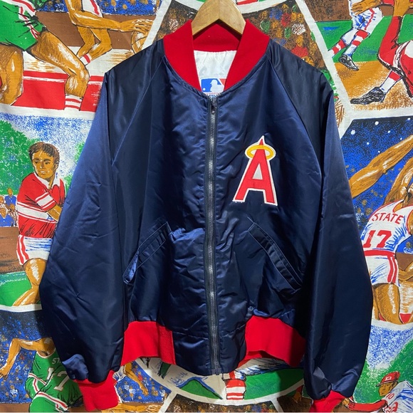 STARTER Other - Vintage California Angels Satin Starter Jacket